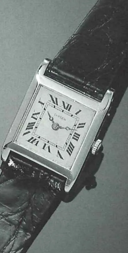 Cartier Tank 23mm White gold White