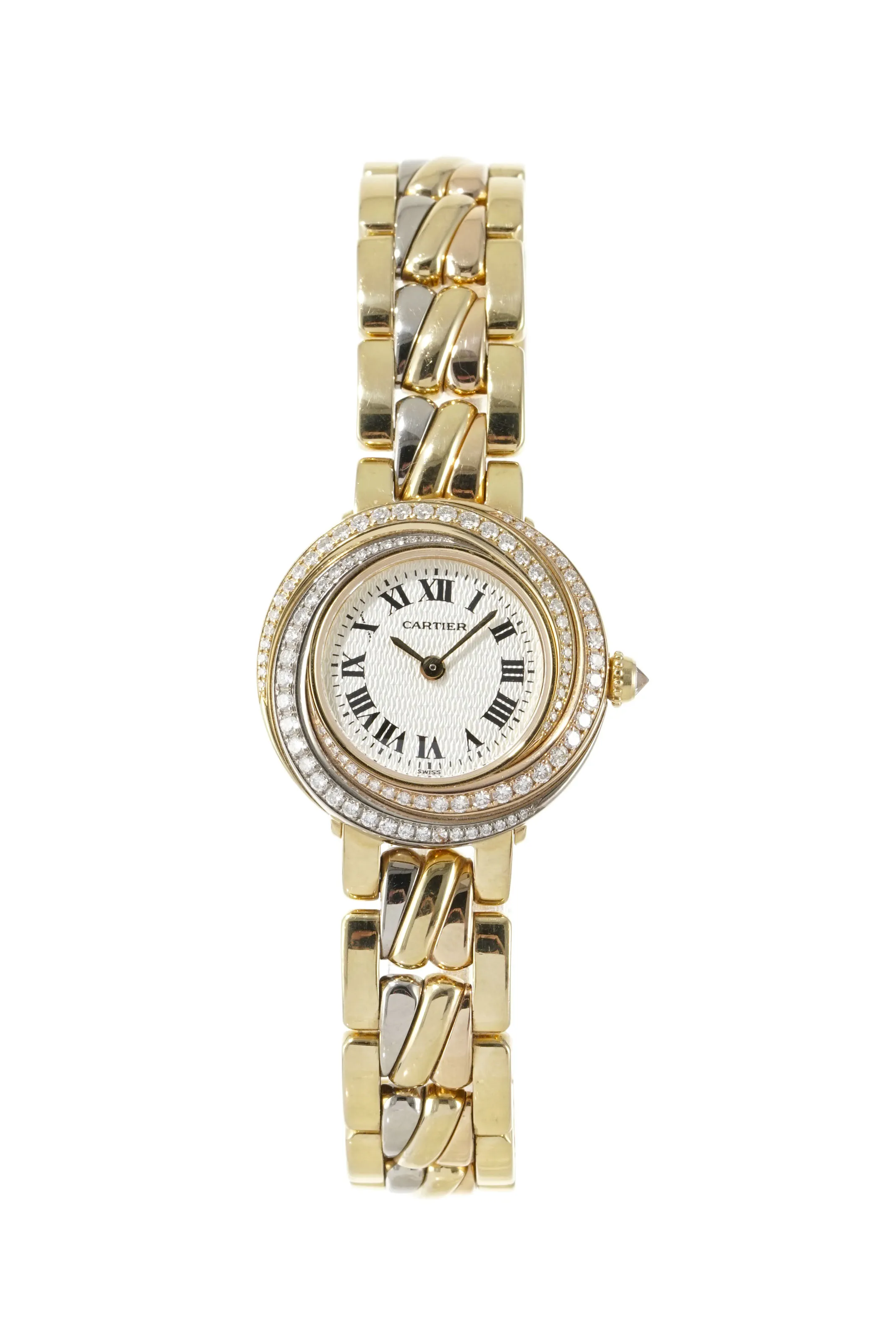 Cartier Trinity 2357 26mm Yellow gold White