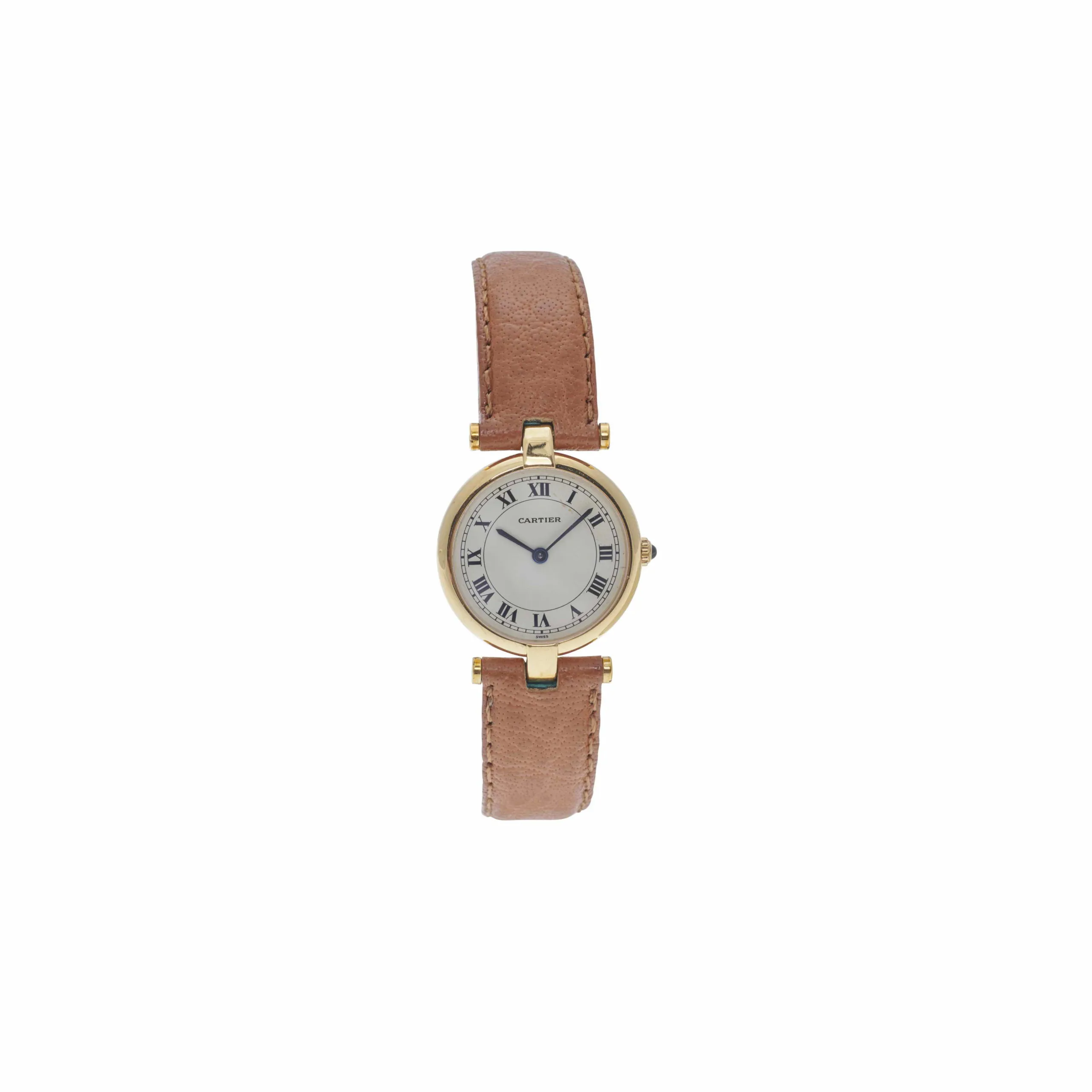 Cartier Vendôme 881002 23mm Yellow gold Cream