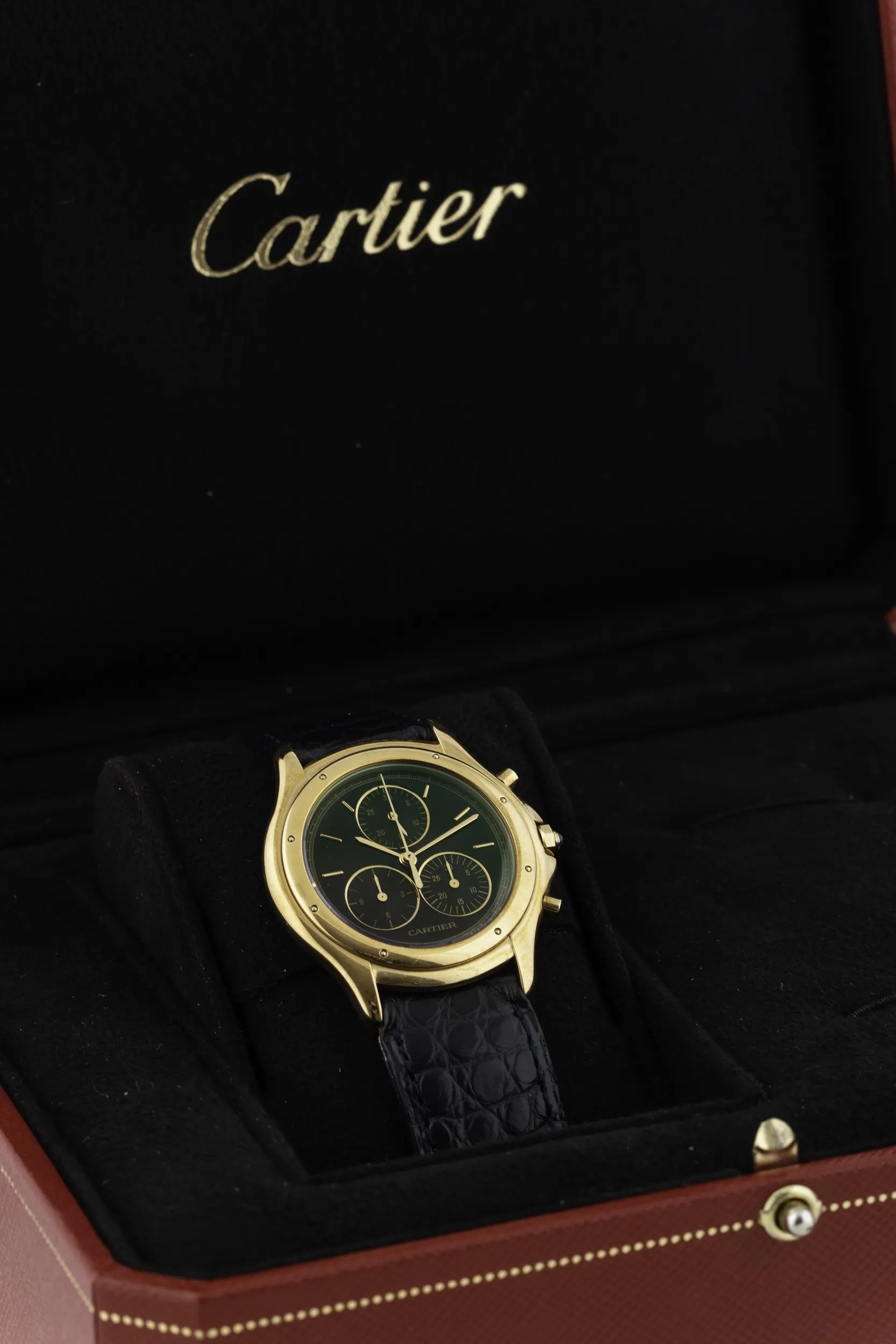 Cartier 1162 1 32mm Yellow gold Black 3