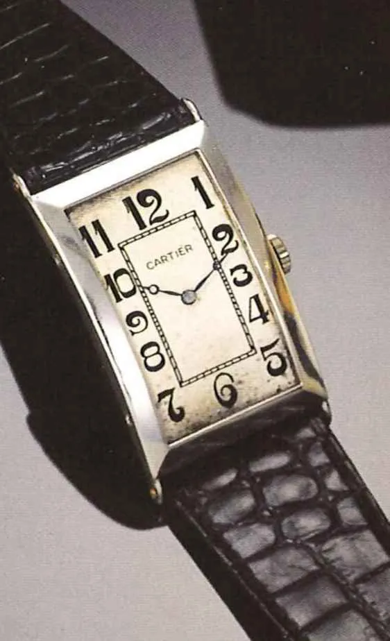 Cartier 25mm Platinum Silver