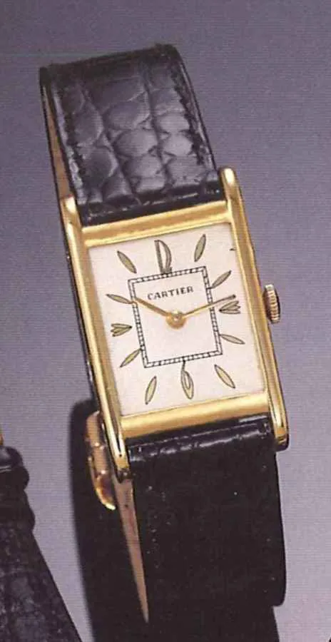 Cartier 22mm Yellow gold Silver