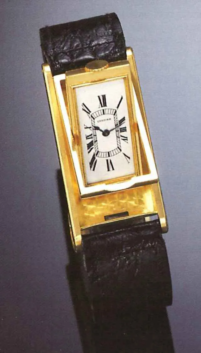 Cartier 23mm Yellow gold Silver