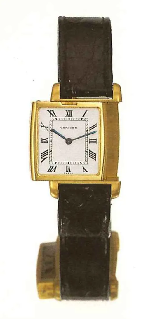 Cartier 24mm Yellow gold White