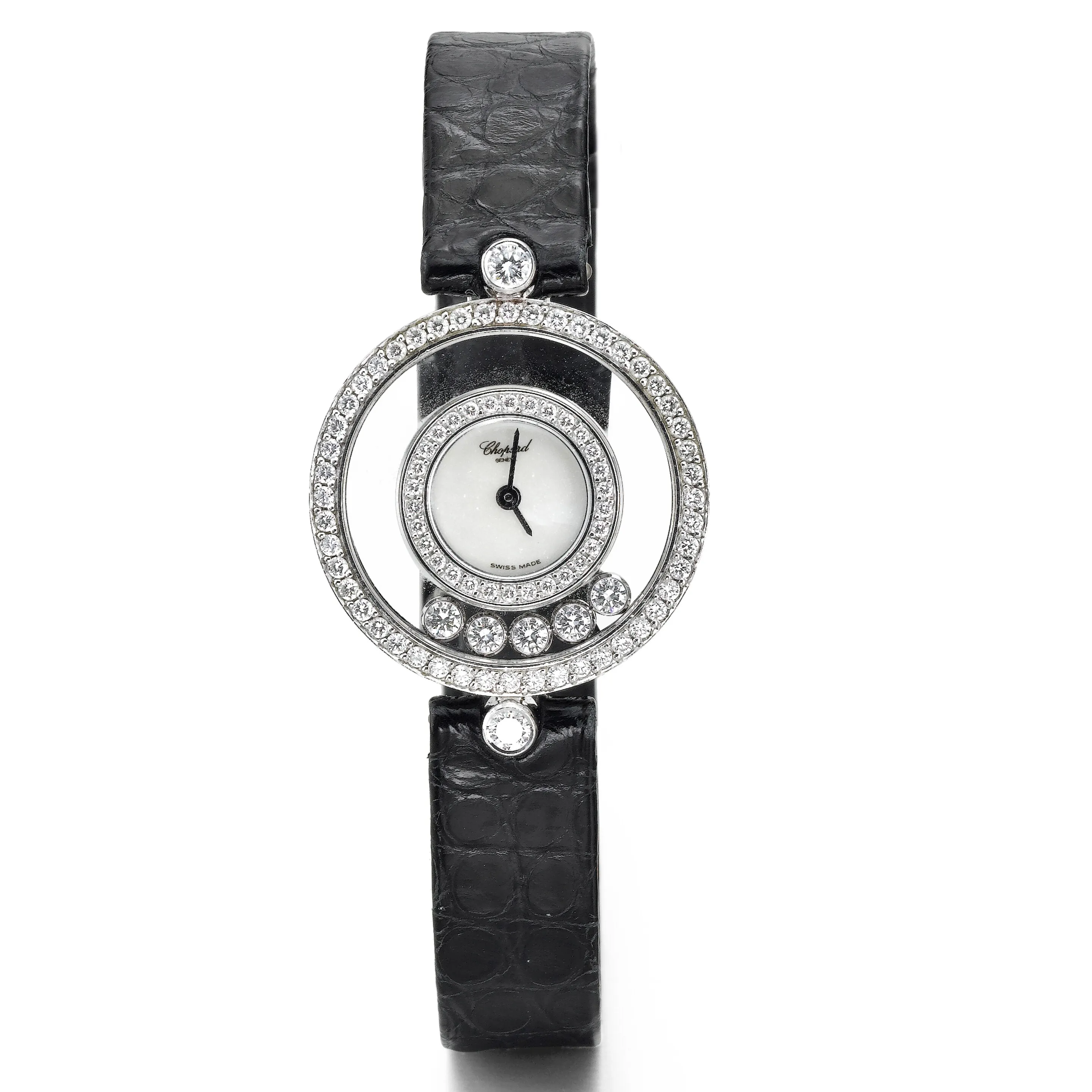 Chopard Happy Diamonds 24mm White gold Mother-of-pearl