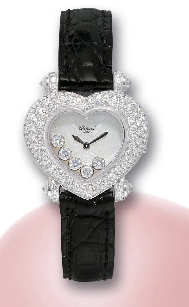 Chopard Happy Diamonds 30mm White gold Silver