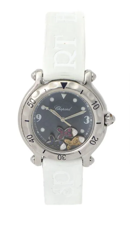 Chopard Happy Sport 8236 32.5mm Stainless steel Blue