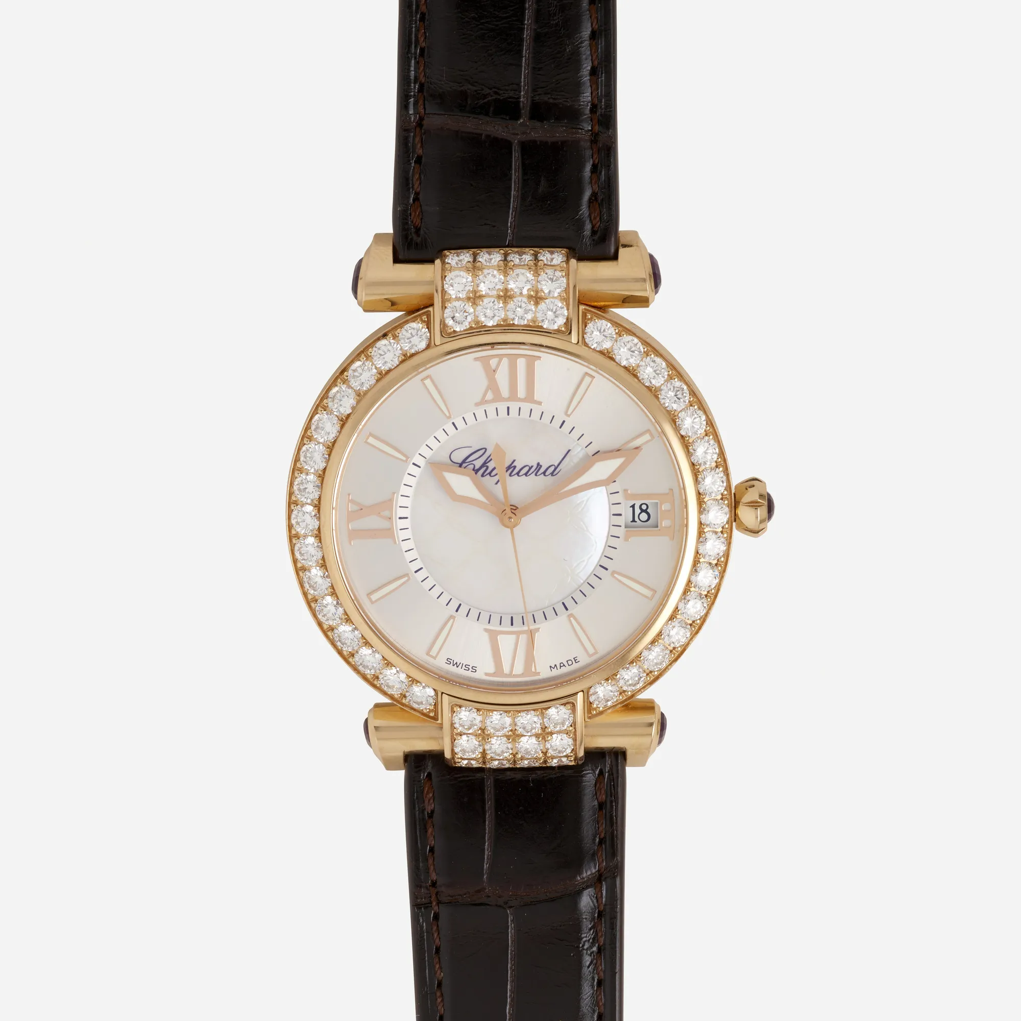 Chopard Imperiale 4241 40mm Rose gold Mother-of-pearl