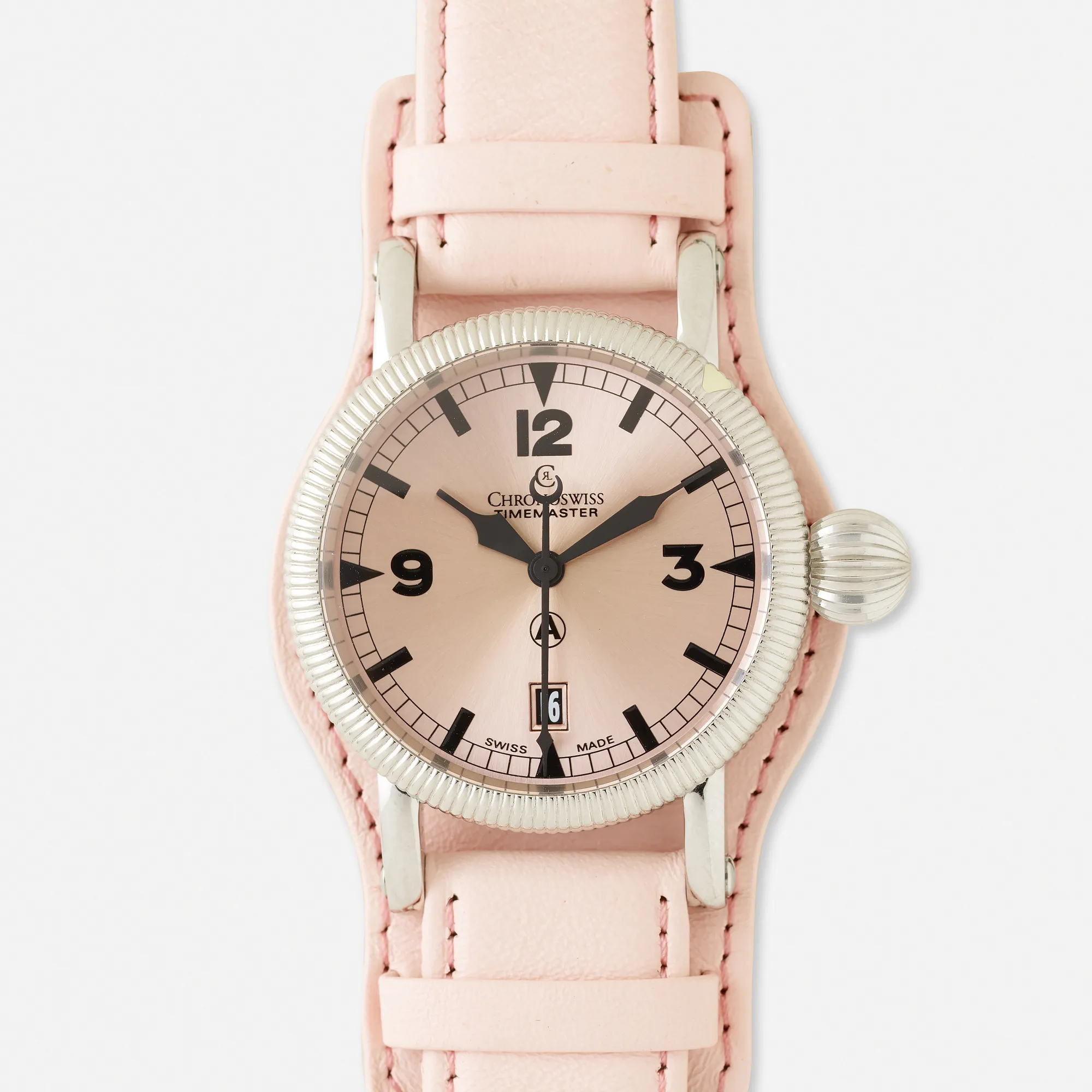 Chronoswiss Timemaster CH 2833 40mm Stainless steel Pink Coral