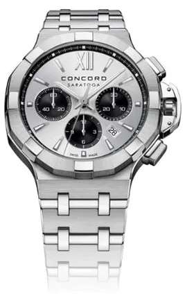 Concord Saratoga 0320451 43mm Stainless steel Silver