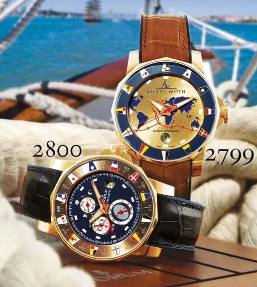 Corum Admiral's Cup 977.630.55 44mm Rose gold Blue