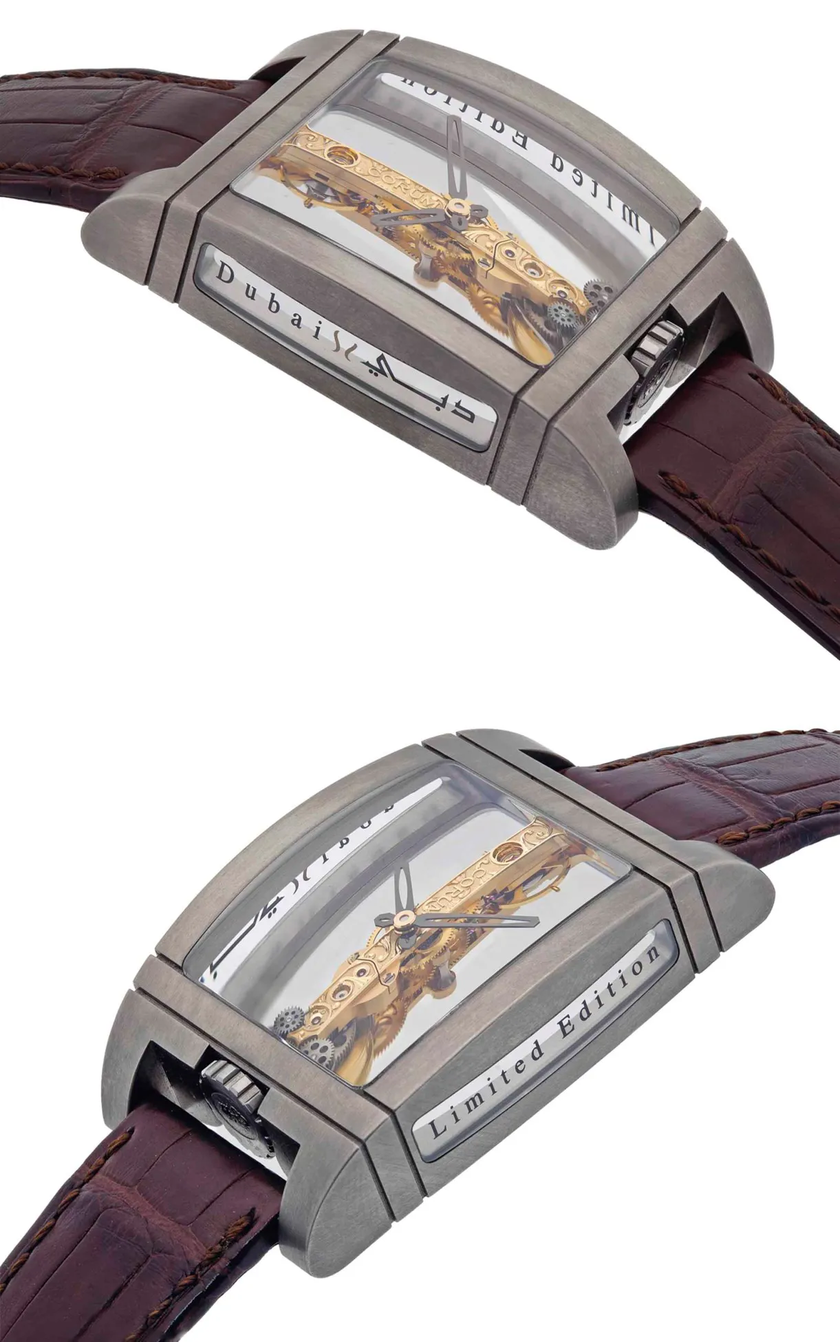 Corum Golden Bridge 05. 0037 41mm Titanium Open-worked