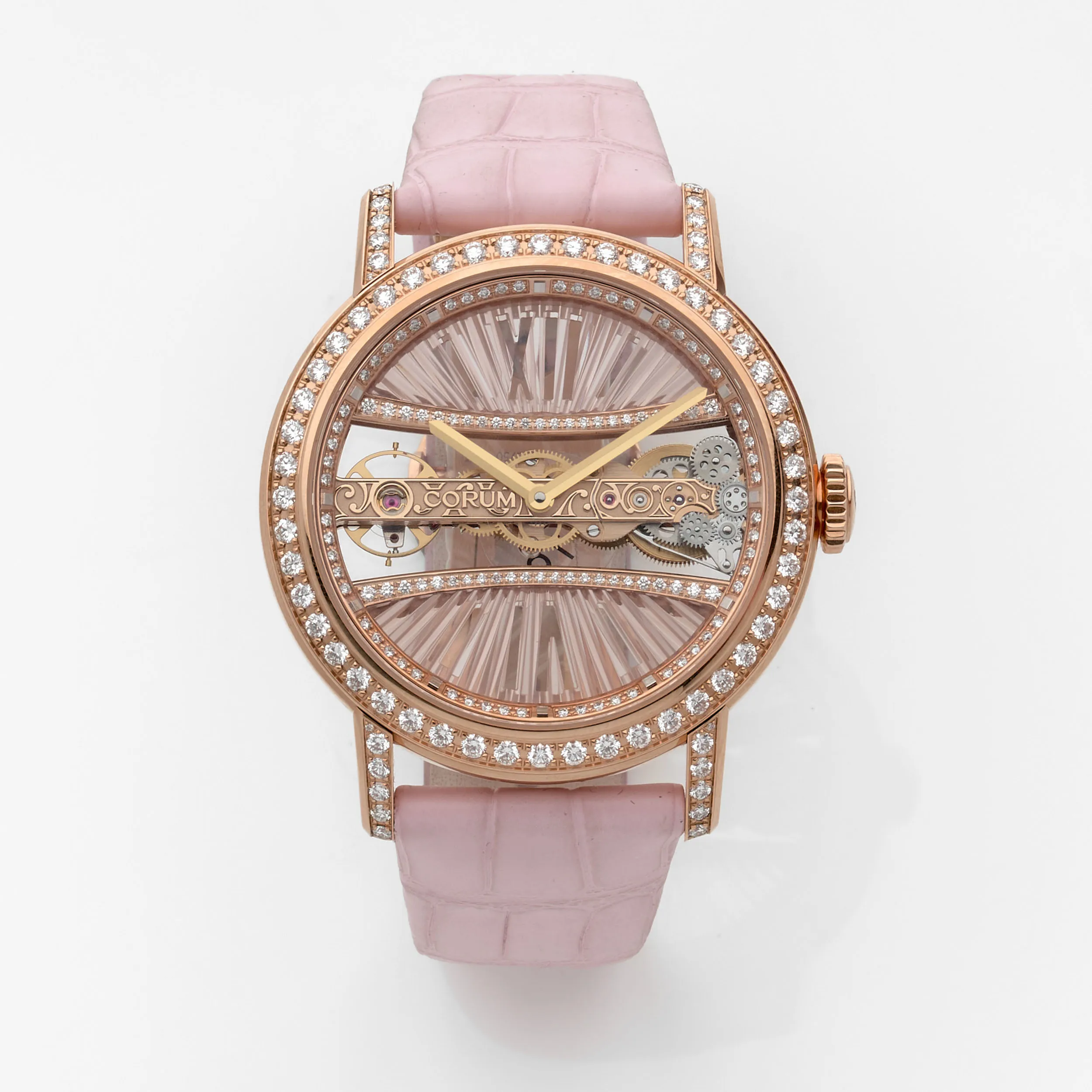 Corum Golden Bridge 05.0089 39mm Rose gold Skeletonized