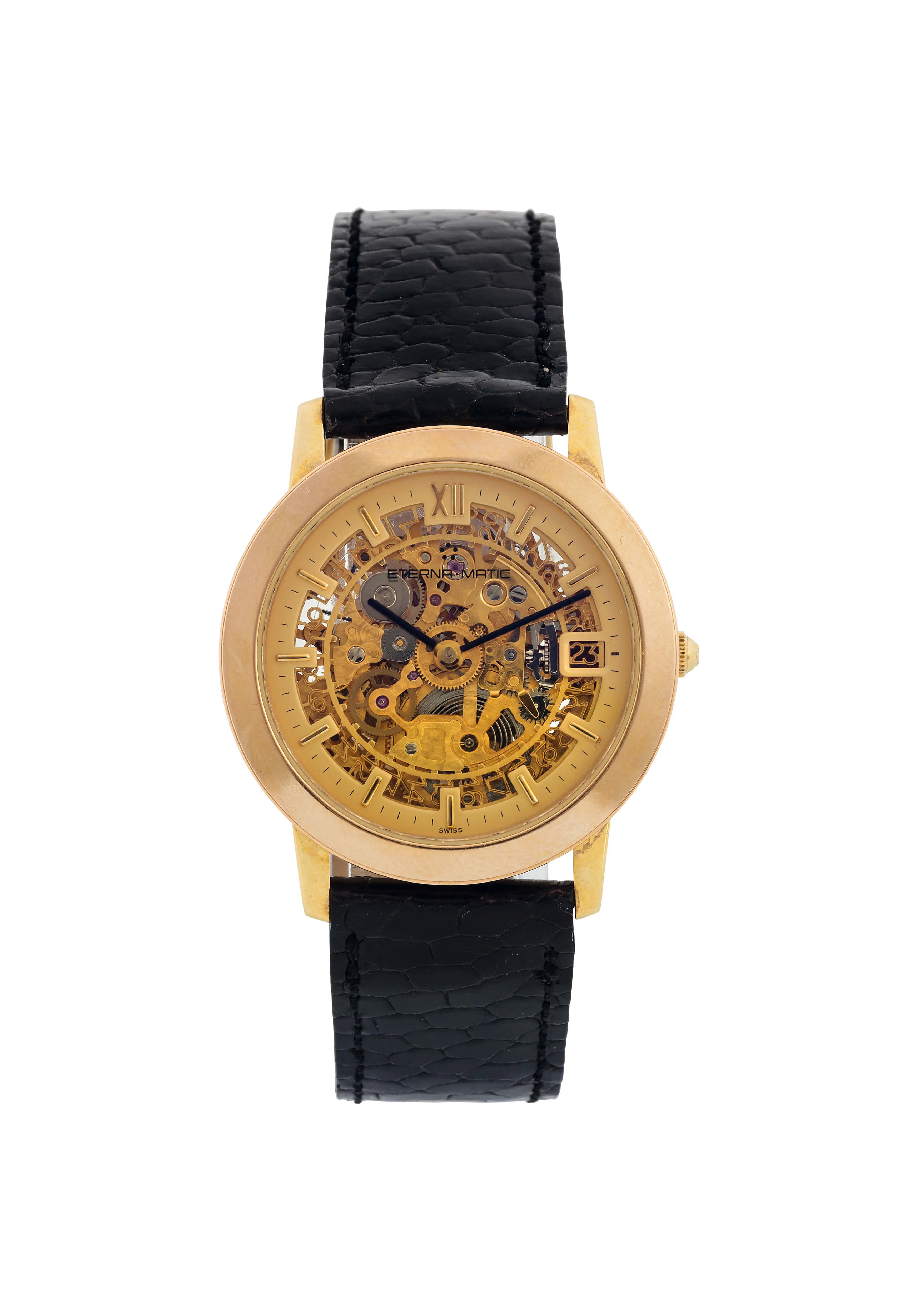 Eterna Eterna-Matic 1856 34mm Yellow gold Skeletonized