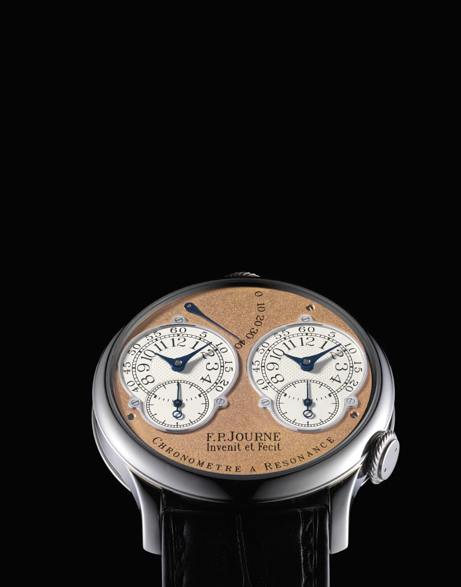 F.P. Journe Chronomètre à Résonance Chronometre a Resonance 38mm Platinum Pink gold