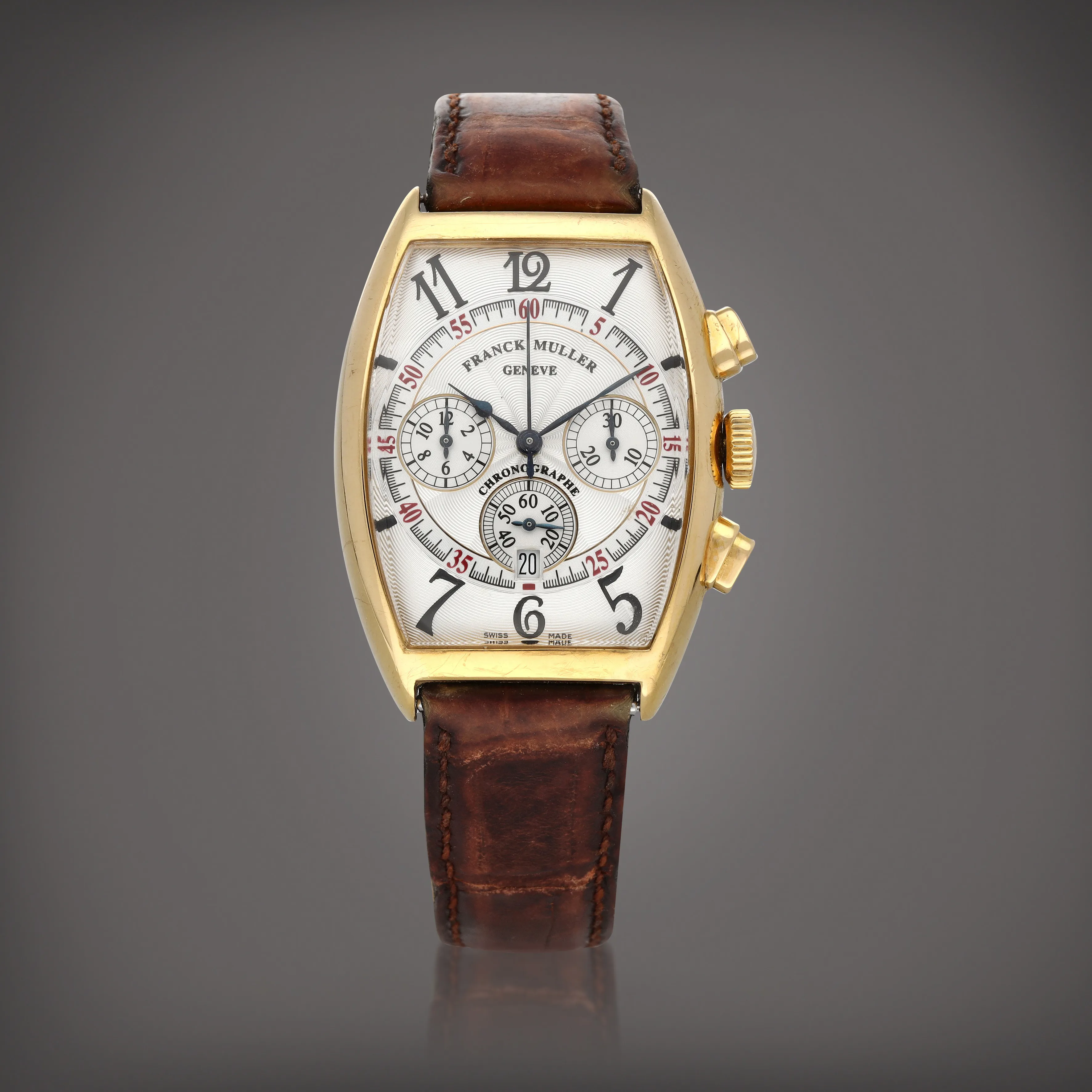 Franck Muller 6850 33.5mm Yellow gold Silver