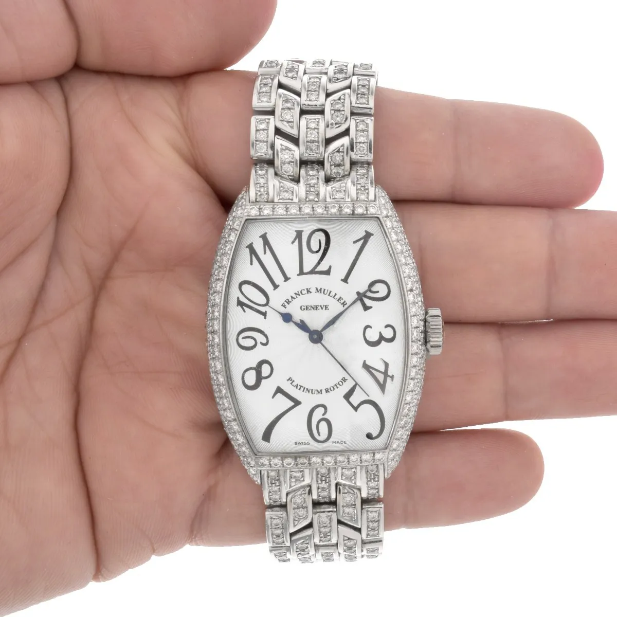 Franck Muller Cintree Curvex 5850 SC 45mm White gold Silver 6