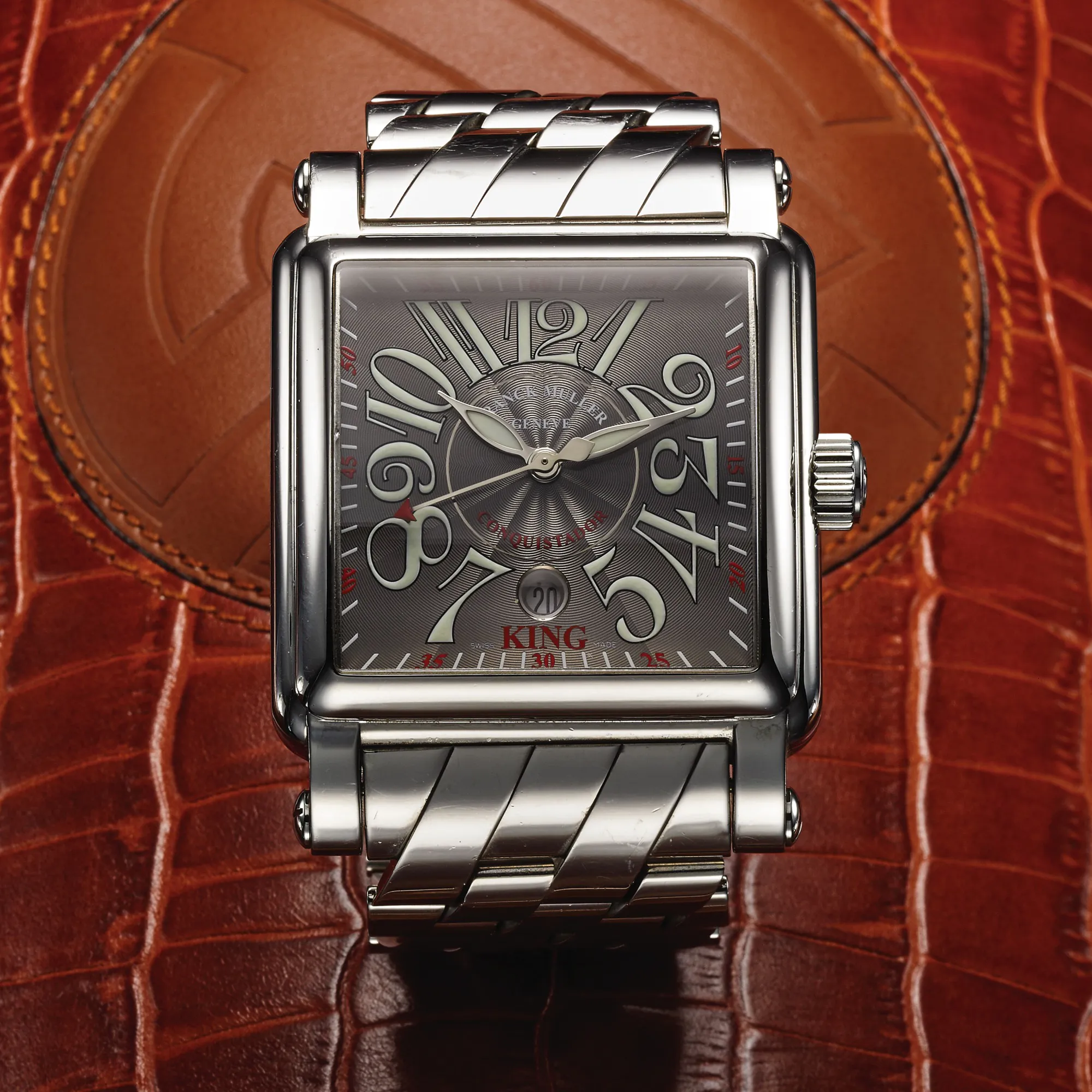 Franck Muller Conquistador Cortez 10000 45mm Stainless steel Gray