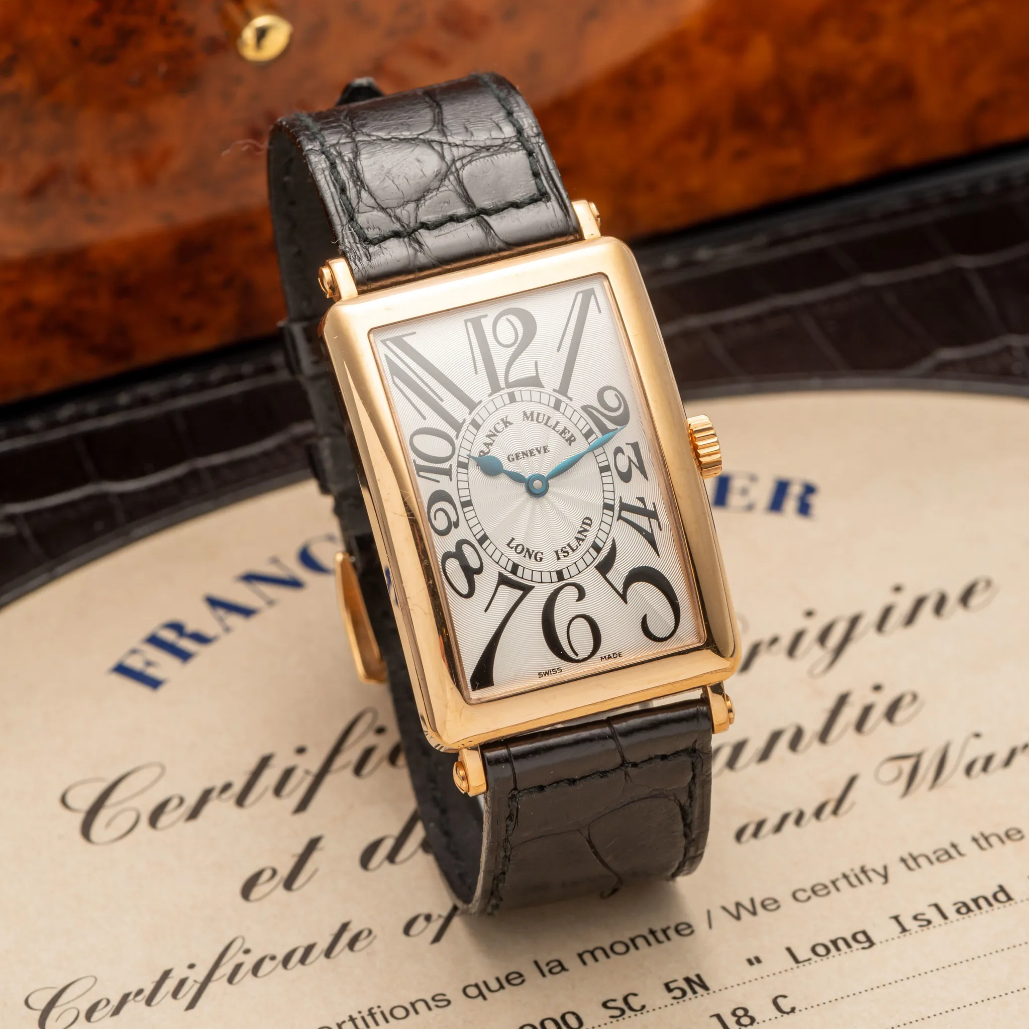 Franck Muller Long Island 1000 SC 30mm Rose gold Silver