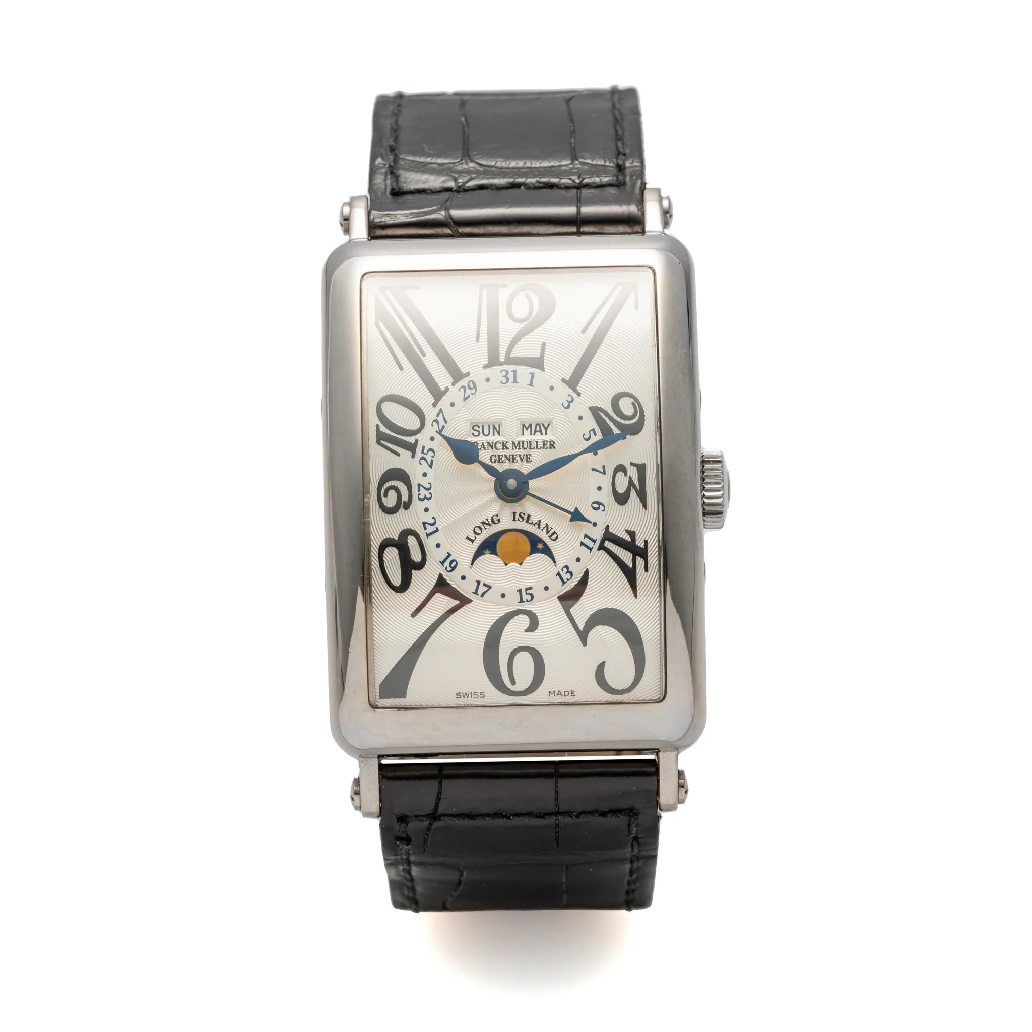 Franck Muller Long Island 1200 MC L 32mm White gold Silver