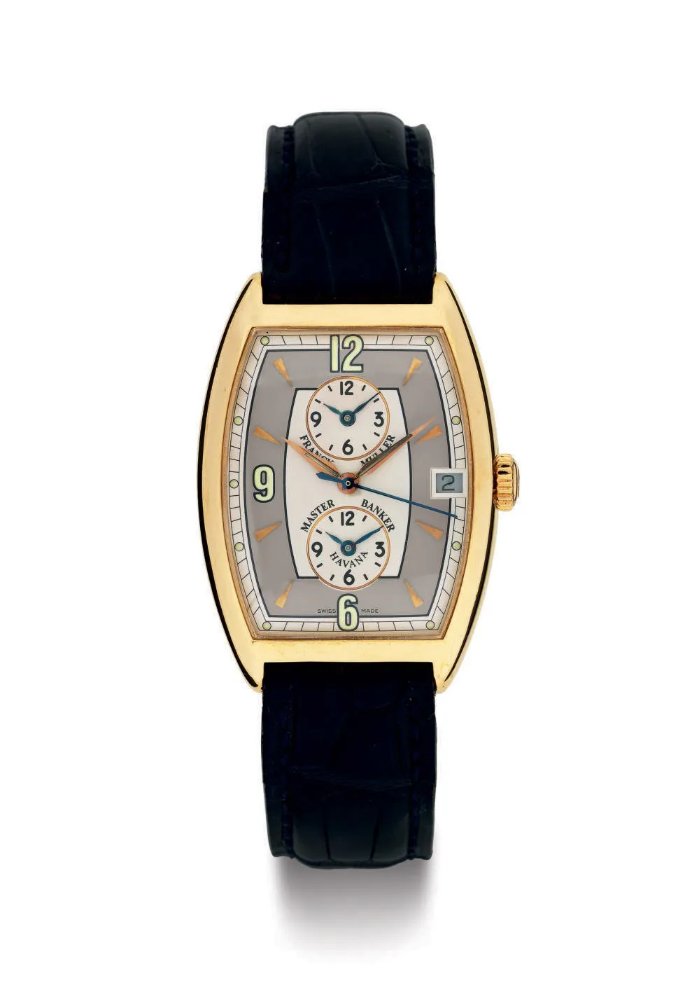 Franck Muller Master Banker 2852 MB HV 36mm Yellow gold Two-tone Silver