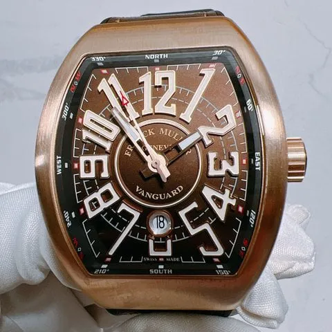 Franck Muller Vanguard V 45 SC DT CIR BZ BR 45mm Bronze Brown