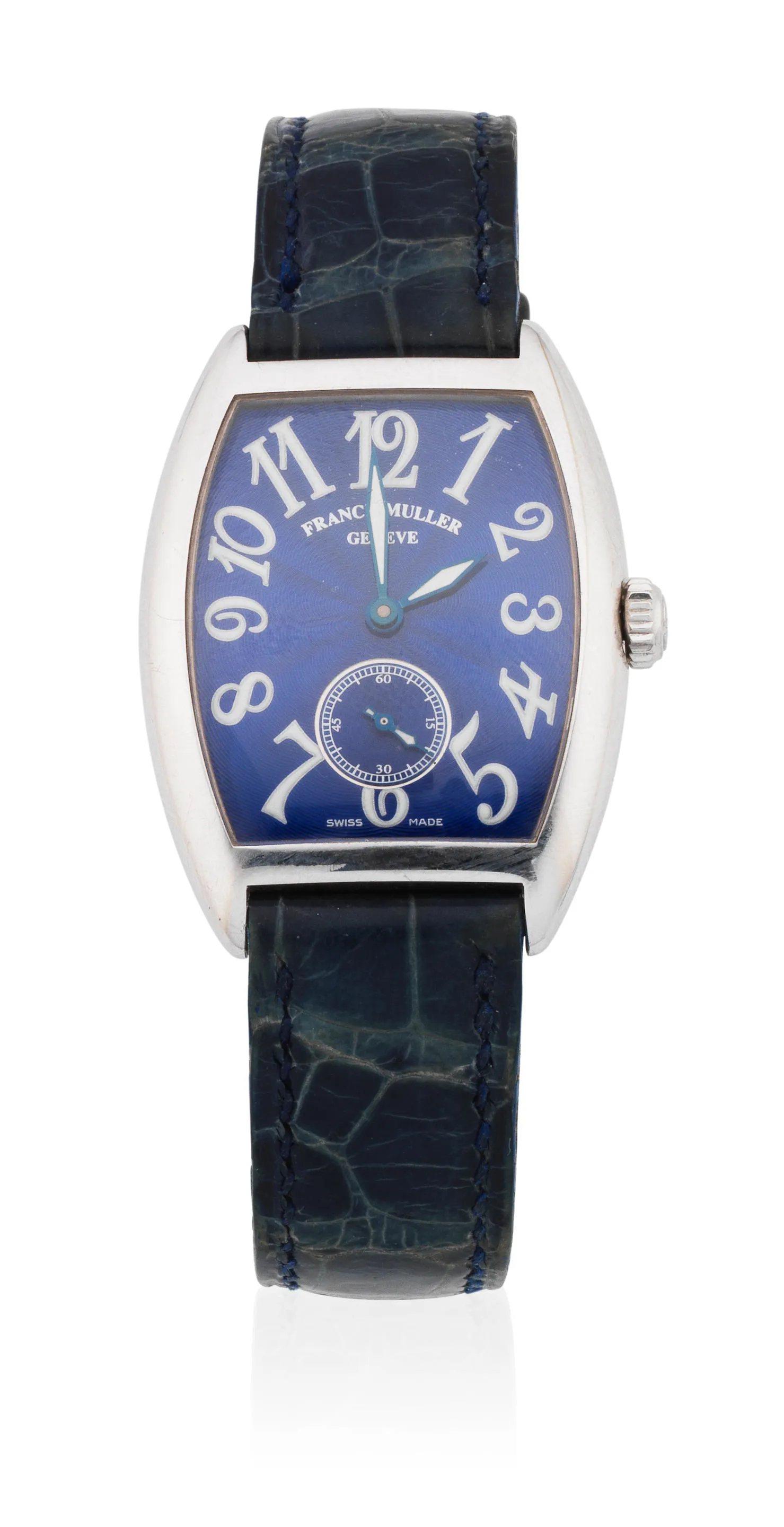 Franck Muller 7502 S6 G 29mm White gold Blue