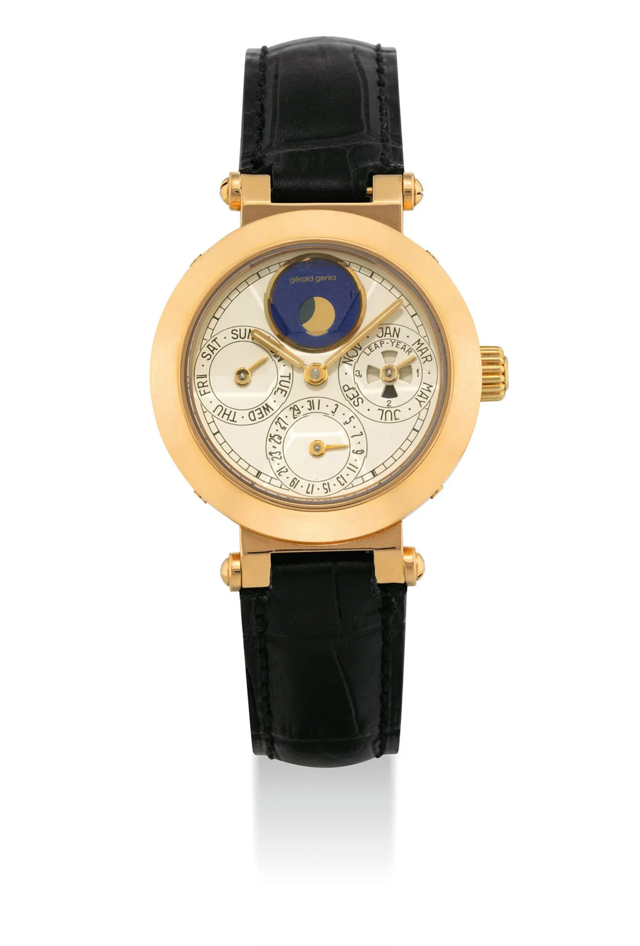 Gérald Genta Success G31447 33mm Yellow gold Silver