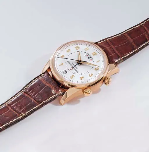 Girard-Perregaux Traveller 4940 38mm Rose gold Silver