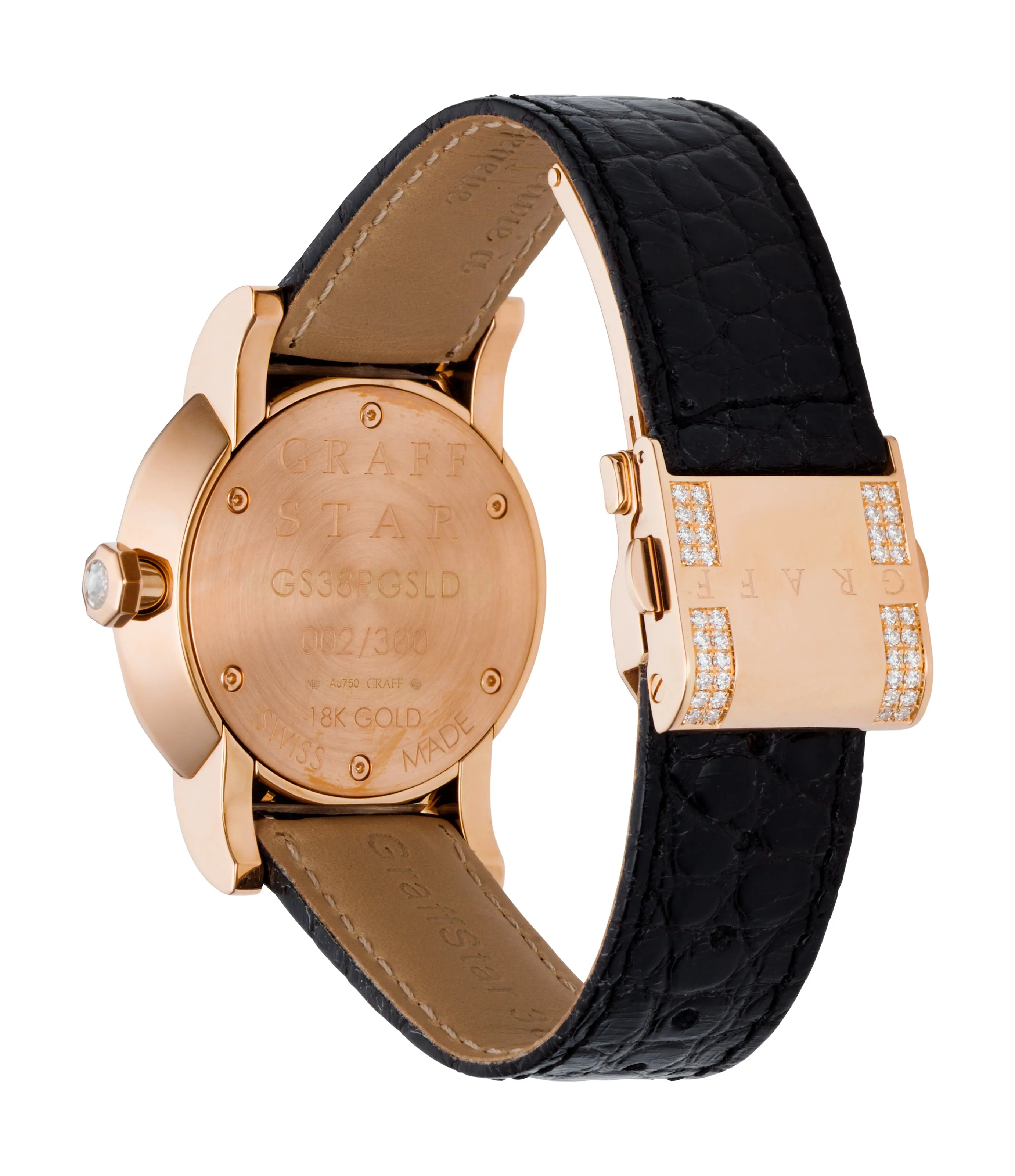 Graff Graffstar GS38PGSLD 38mm Rose gold Diamond pavé 2