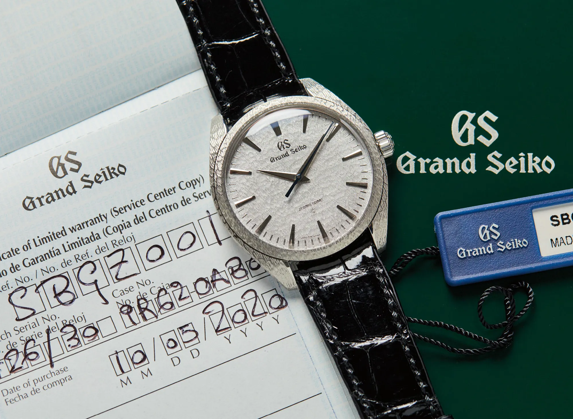 Grand seiko spring drive sbgz001 best sale