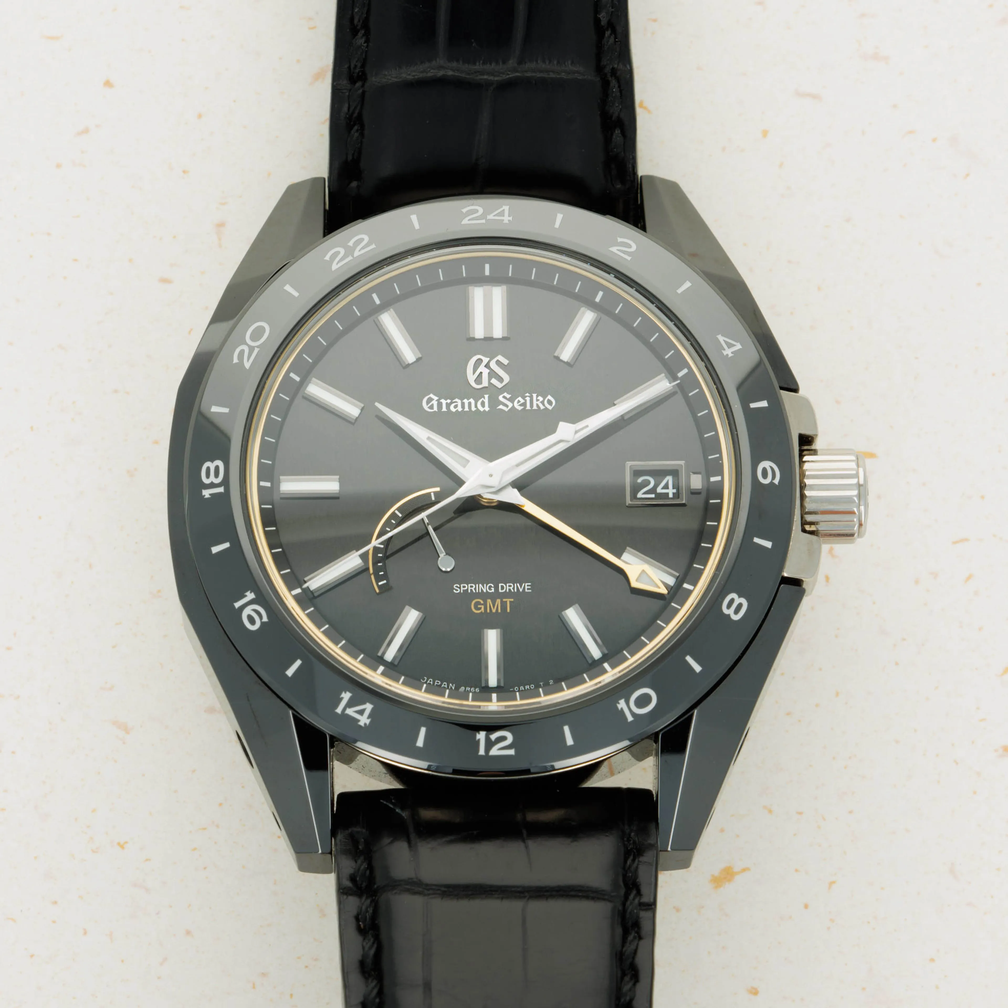 Grand Seiko Spring Drive SBGE243 40.5mm Ceramic and Titanium Black