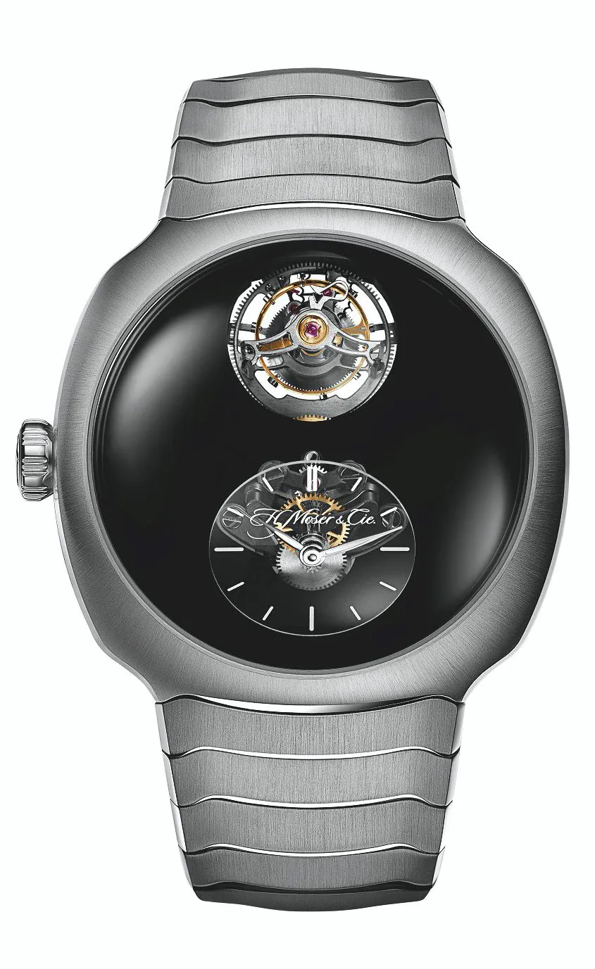 H. Moser & Cie. Streamliner 6810-1200 40mm Stainless steel Black