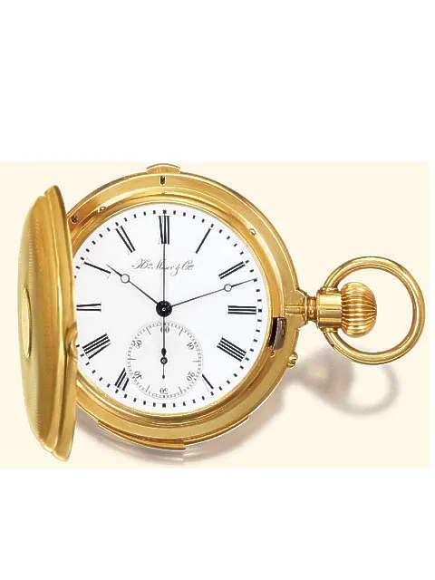 H. Moser & Cie. 57mm Yellow gold White