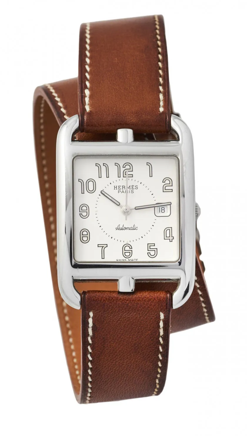 Hermès CC1.710 29mm Stainless steel White