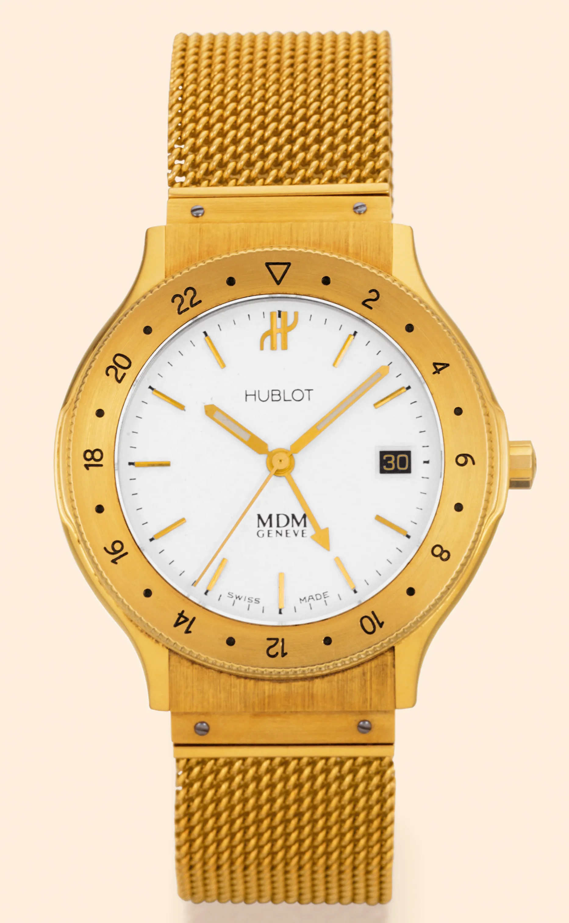 Hublot 36mm Yellow gold White