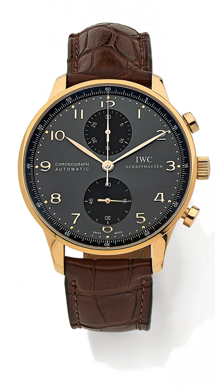 IWC 3714 41mm Rose gold Black