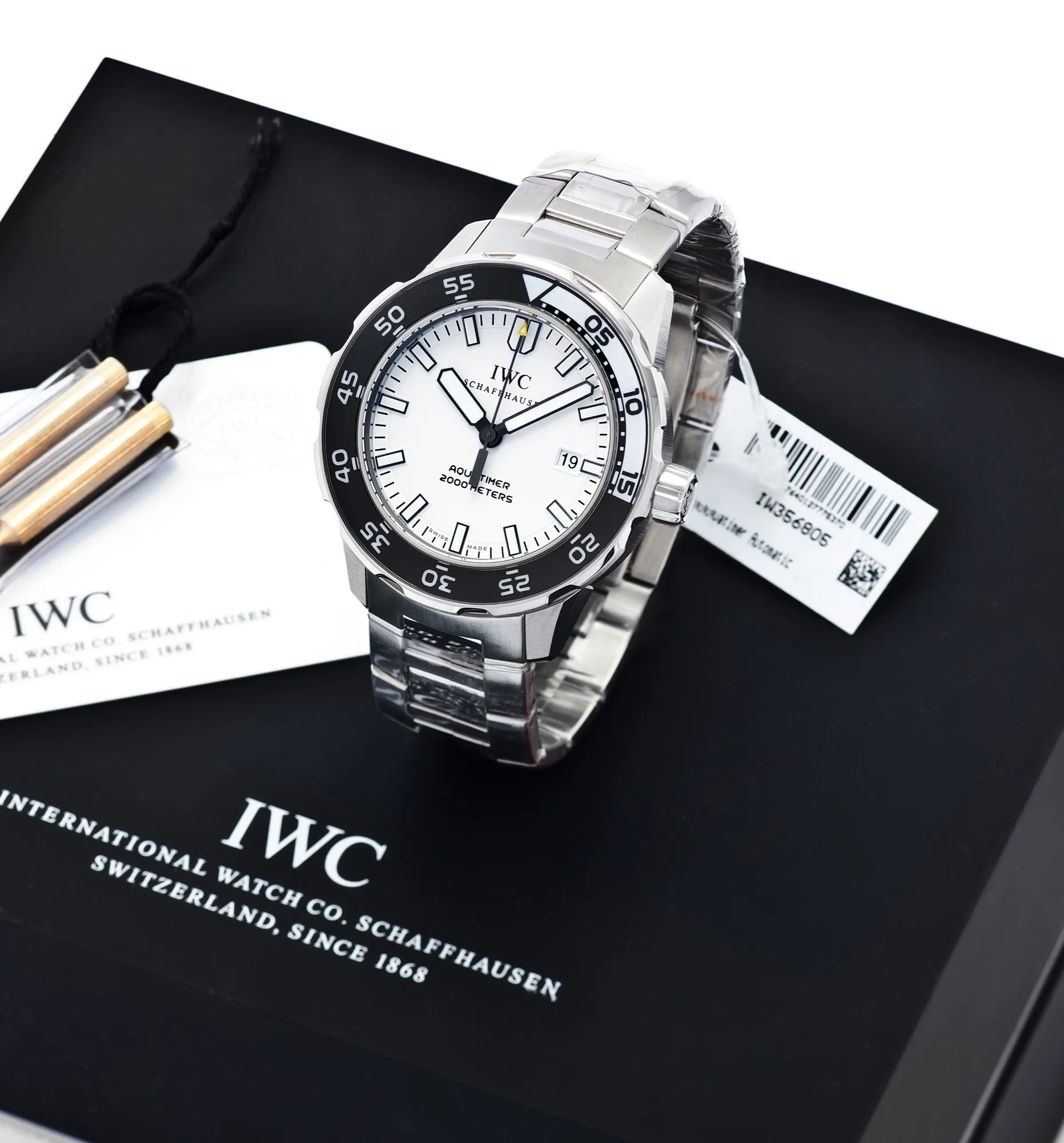 IWC Aquatimer 3568 45mm Stainless steel White