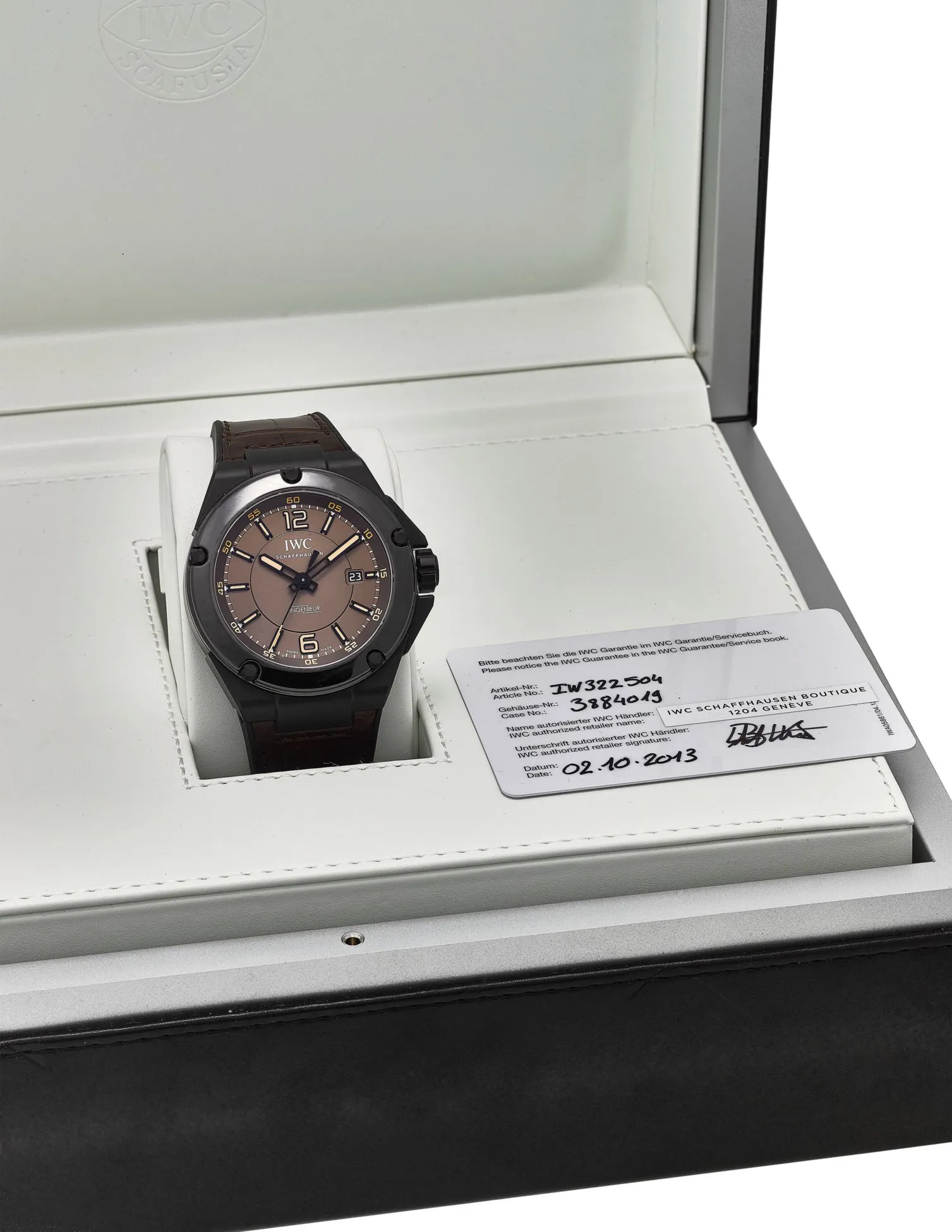 IWC Ingenieur IW322504 46mm Ceramic Brown 1