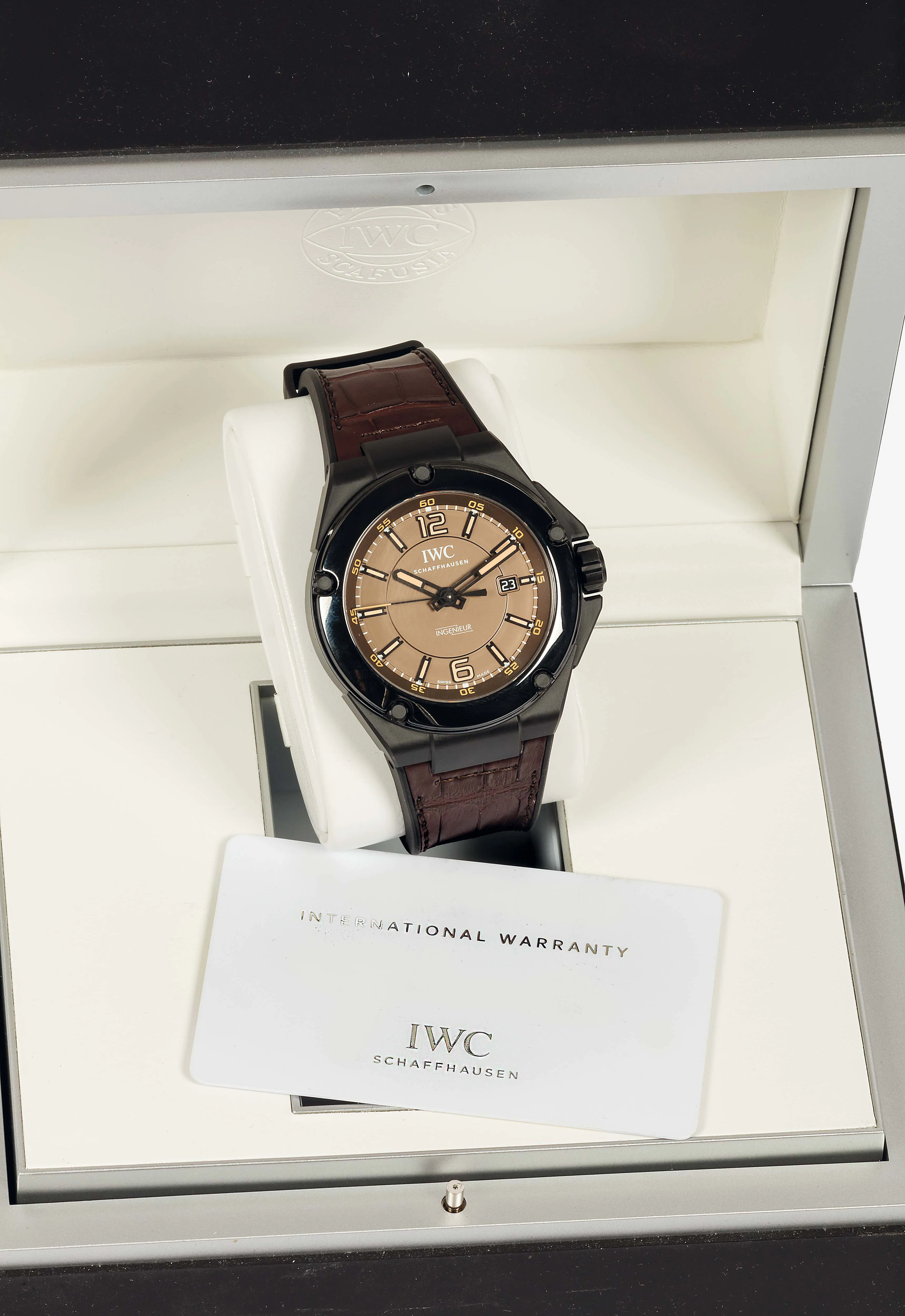 IWC Ingenieur IW322504 46mm Ceramic Brown