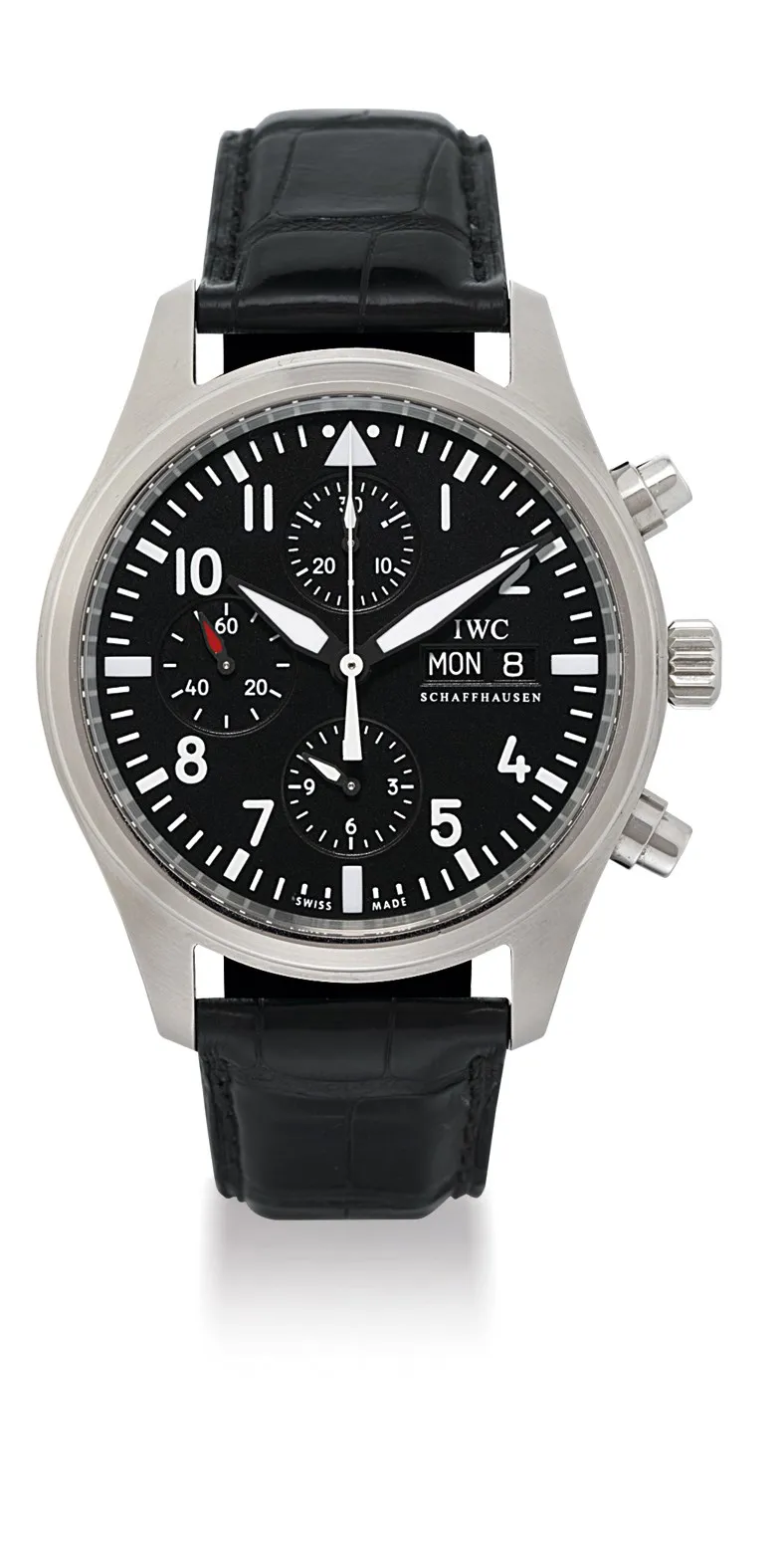 IWC Pilot IW371701 42mm Stainless steel Black