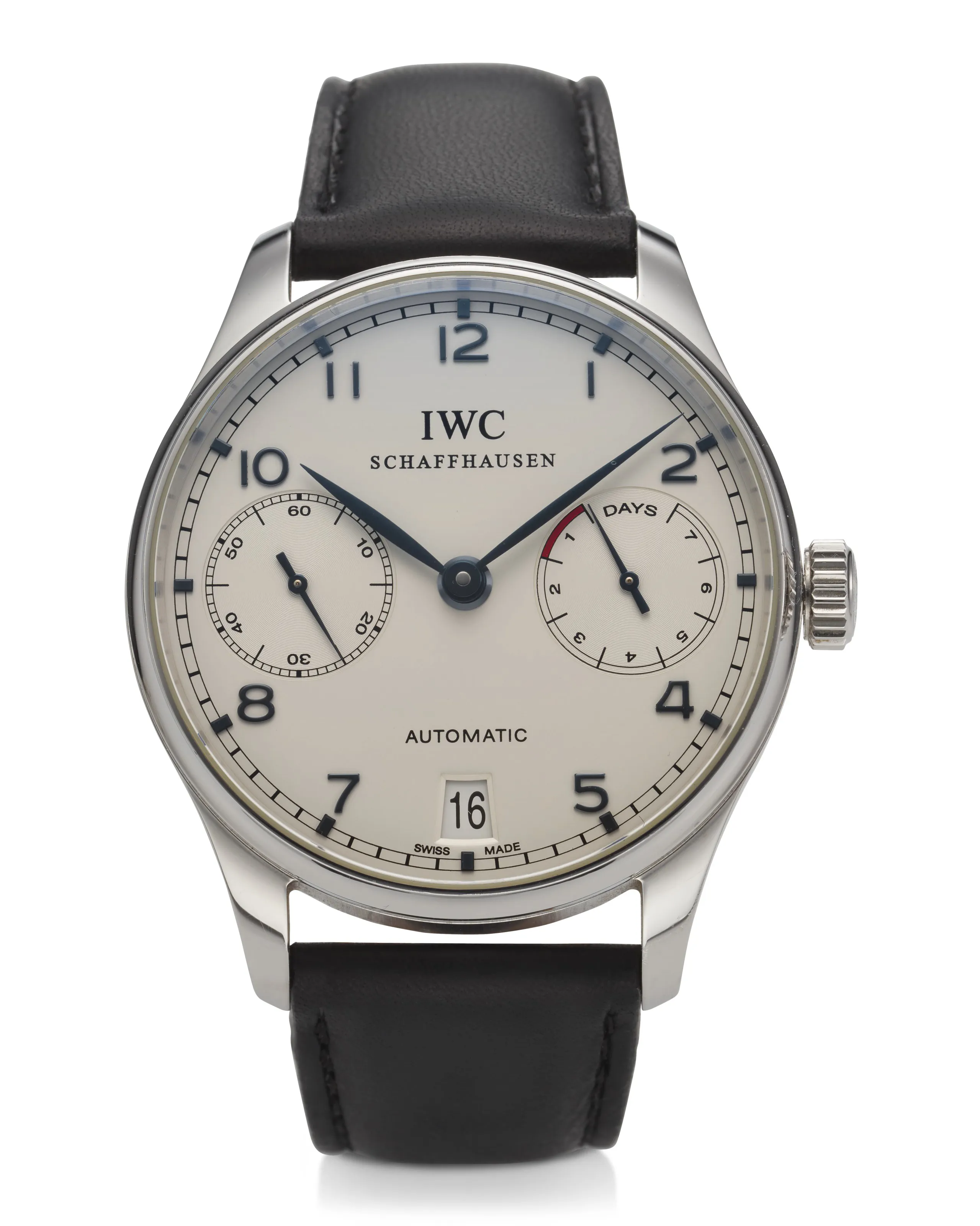 IWC Portugieser IW500107 43mm Stainless steel White