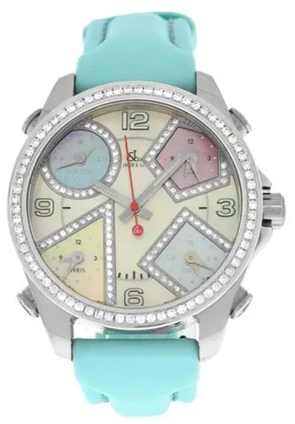Jacob & Co. Five Time Zone JCM24DA 40mm Steel Mother-of-pearl