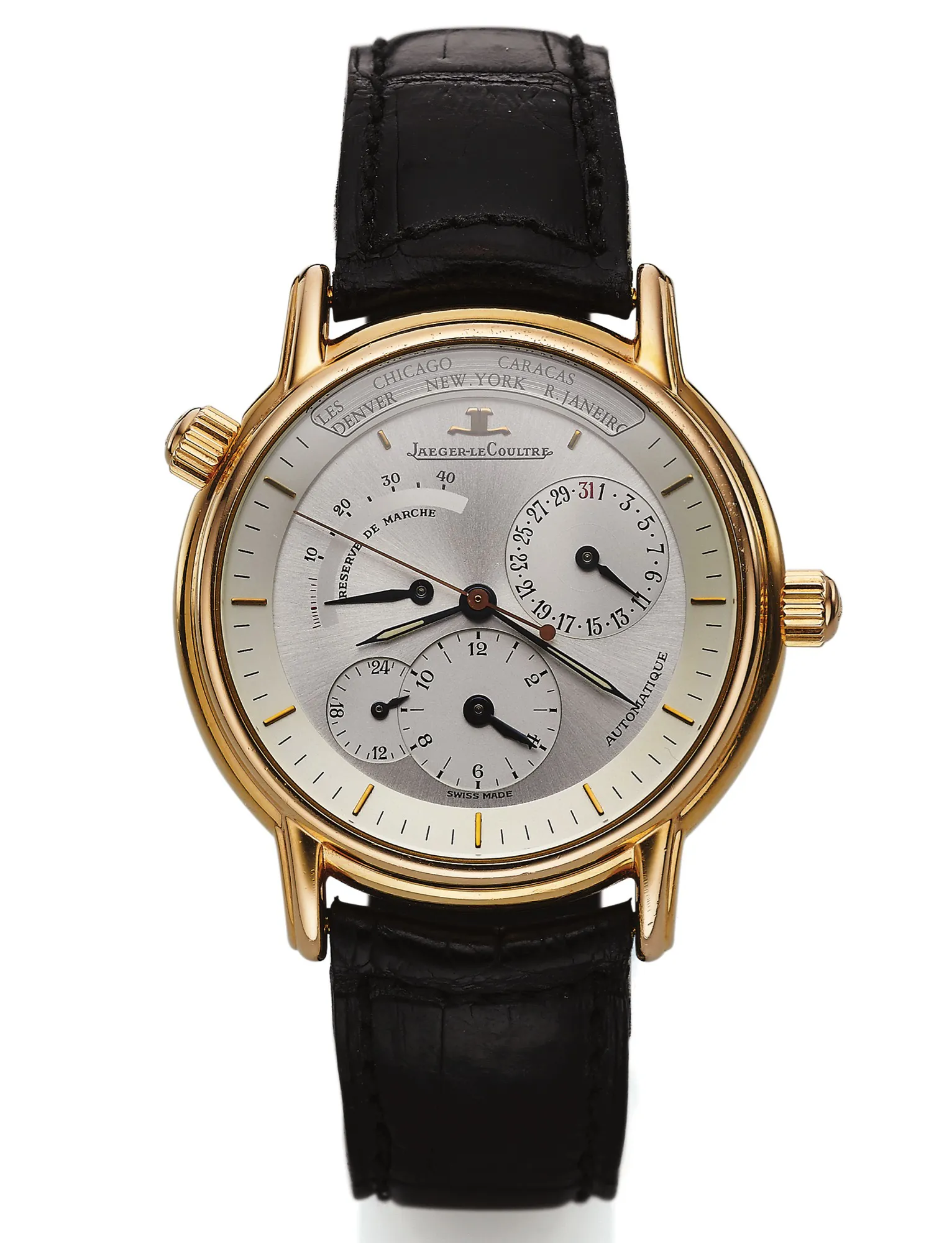 Jaeger-LeCoultre 169.2.92 38mm Yellow gold Silver