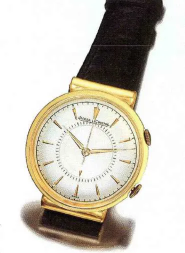 Jaeger-LeCoultre Memovox 35mm Red gold Silver