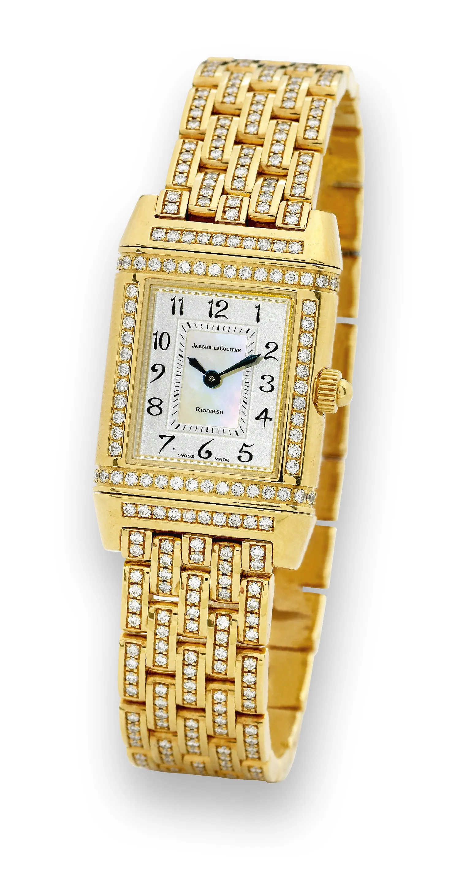 Jaeger-LeCoultre 266.1.44 21mm Yellow gold and Diamond Silver