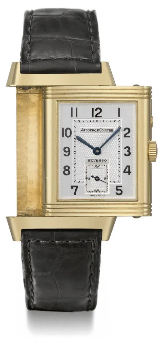 Jaeger-LeCoultre Reverso 270.1.54 42mm Yellow gold Silver