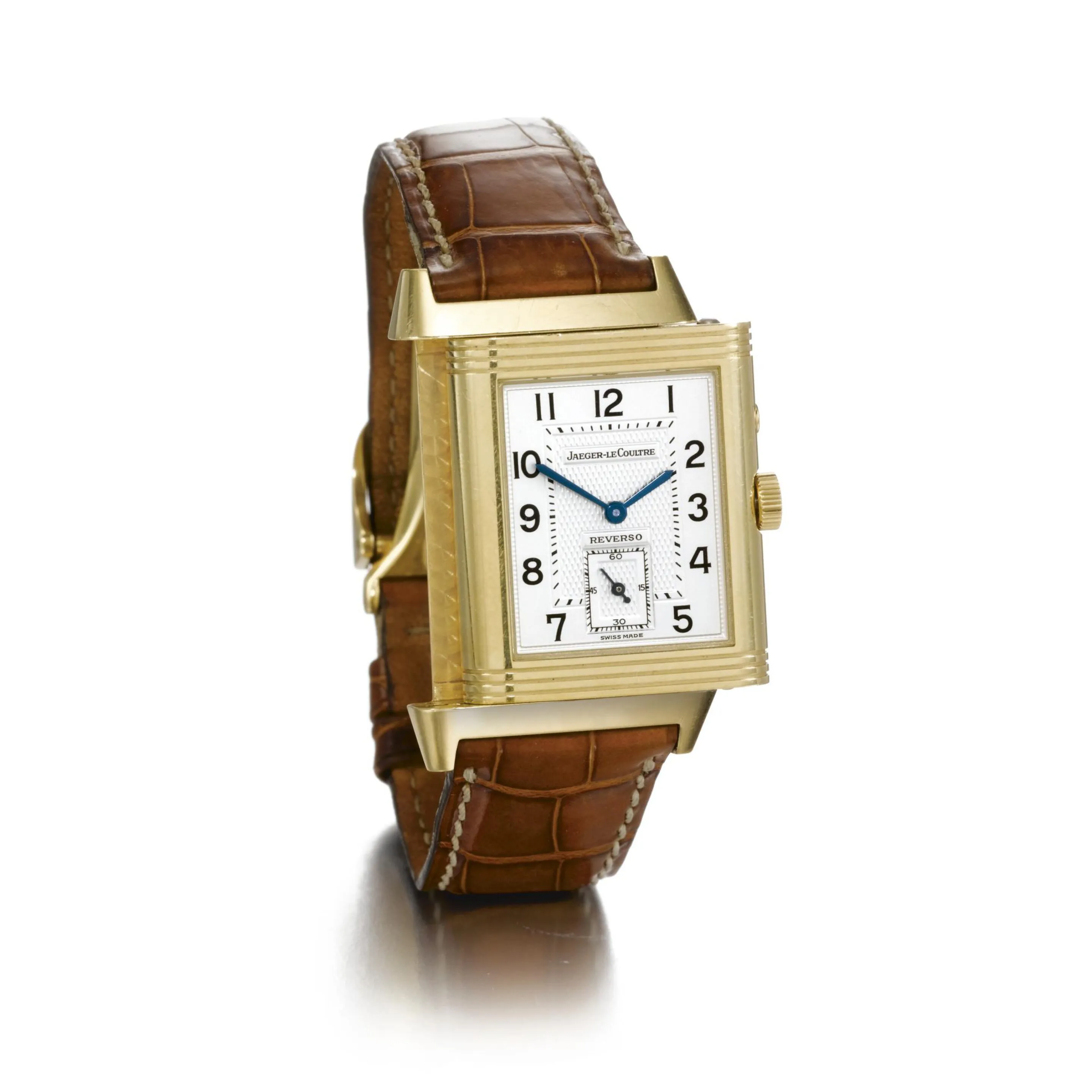 Jaeger-LeCoultre Reverso 270.1.54 42mm Yellow gold Silver