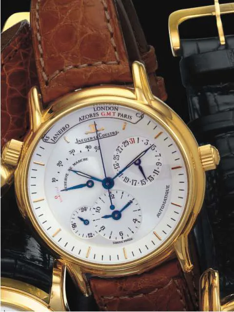 Jaeger-LeCoultre Georaphique 38mm Yellow gold Silver