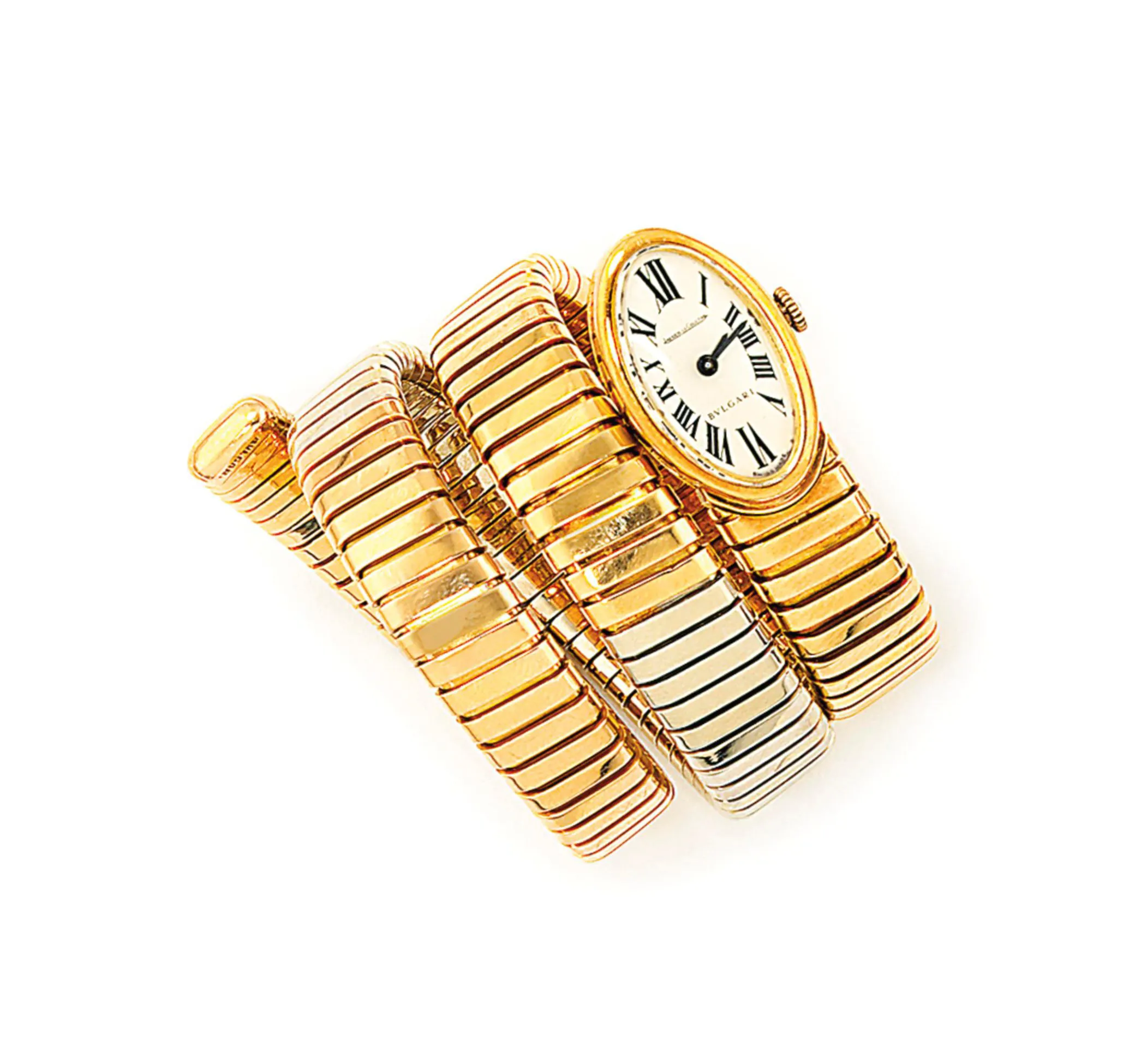 Jaeger-LeCoultre Tubogas 14mm Yellow gold White